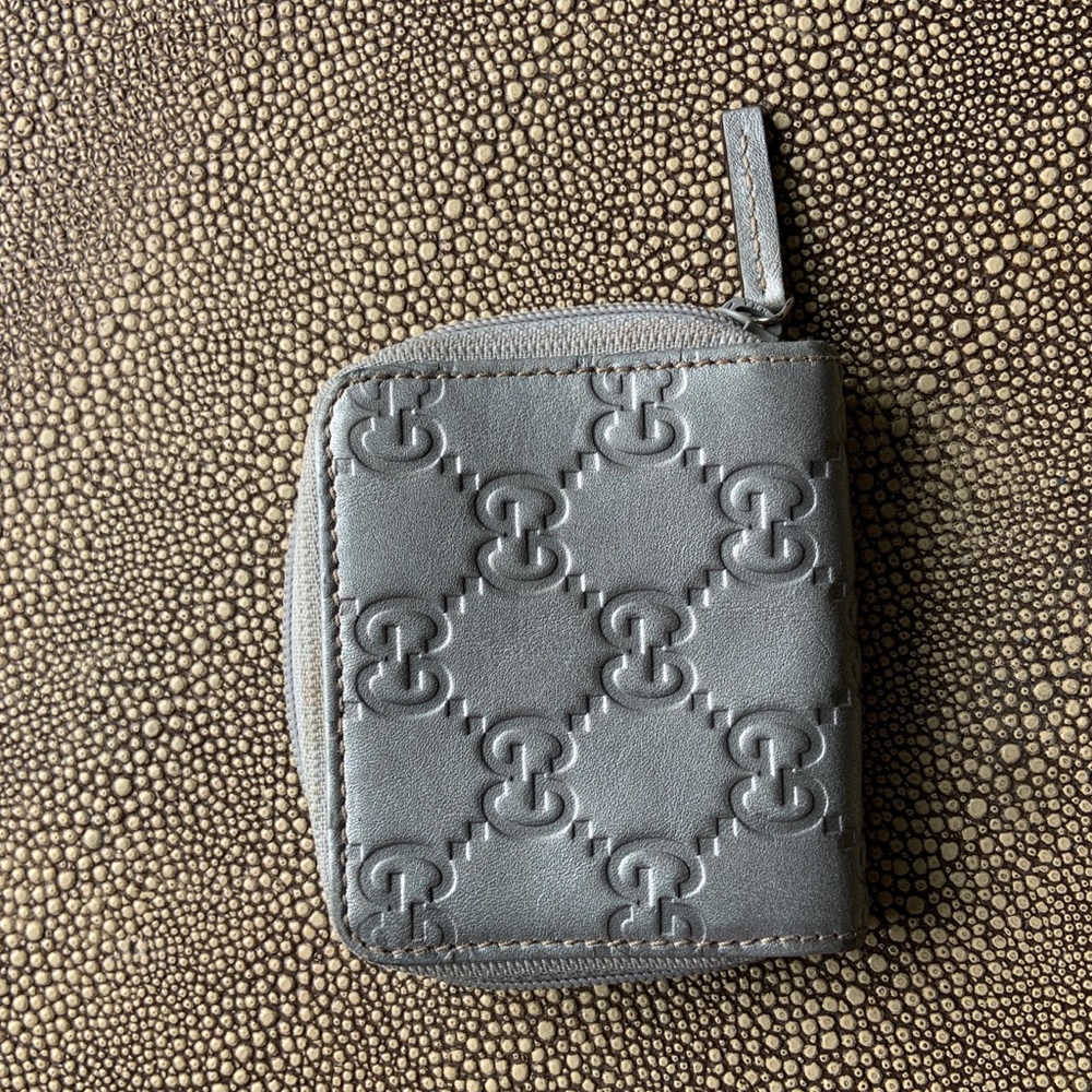 Gucci vintage Guccissima coin purse